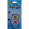 Свічка цифра 6